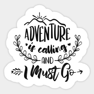 Outdoor Camping Hiking Camper Gifts Sticker